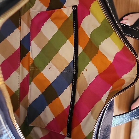 Kate Spade Navy Blue Leather Handbag Model Melinda/Grand Street - Picture 5 of 8